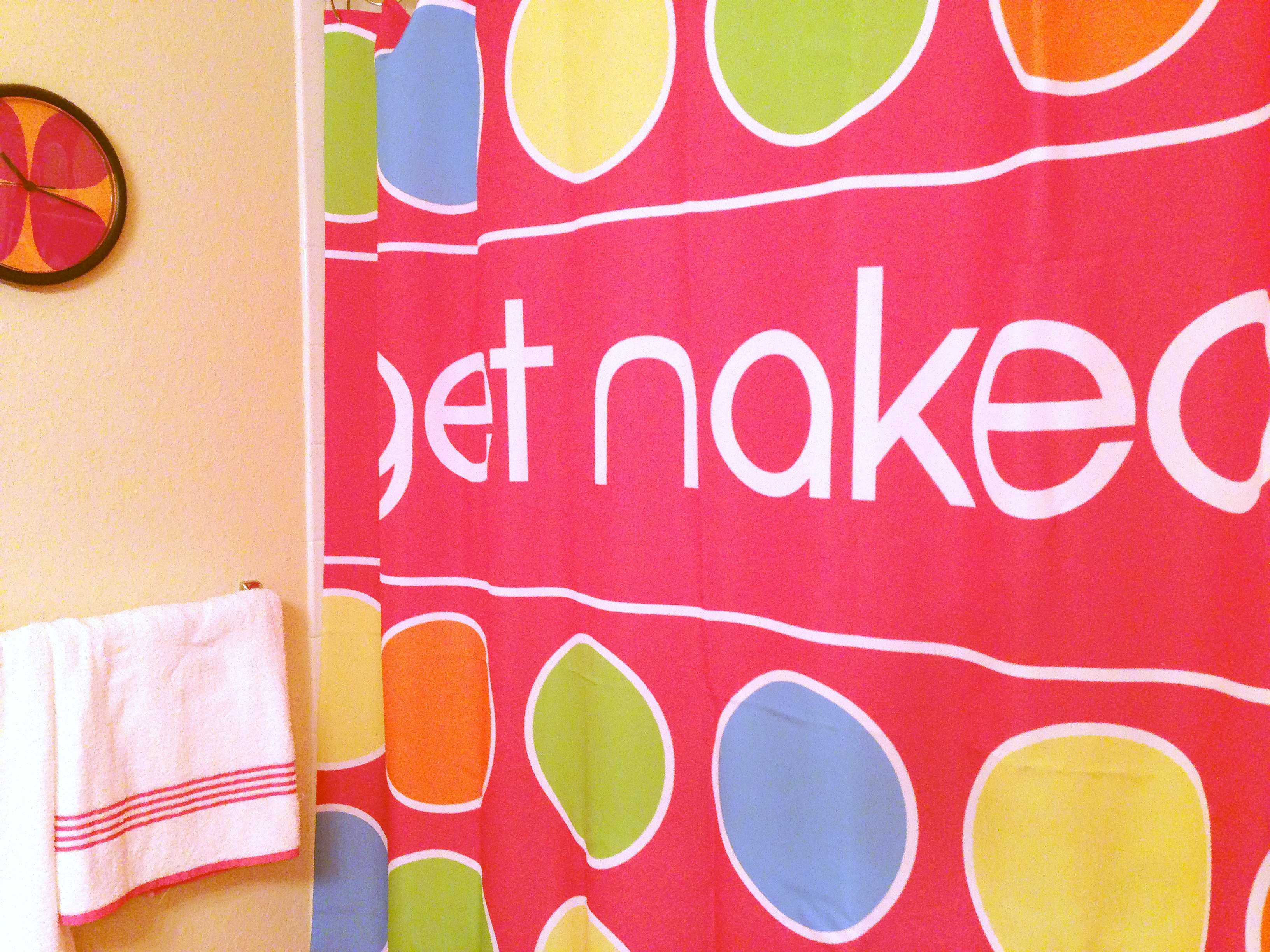 Get Naked Shower Curtain